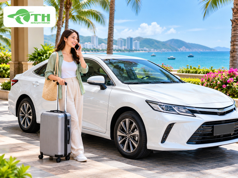 Minh họa: Chuẩn bị thông tin chuyến đi để trao đổi phương án đặt xe