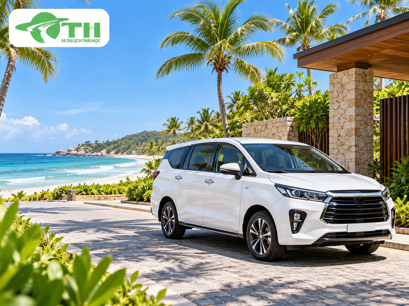 Minh họa: Chọn xe và thống nhất lịch trình cho chuyến đi biển Hồ Tràm – Hồ Cốc